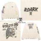 ROARK REVIVAL �������� ��Х��Х��RLTJ1152�ۡ�"WORLDS END" L/S TEE�ۥץ��ȥ���T ���ݡ��ɽ� ���åȥ�100%