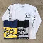 Langlitz Leathers 󥰥åĥ쥶L/S TeeۡTYPE A-FLAGĹµT TEE COTTON100% ܥǥ