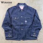 WORKERS ���������SUPER BIG CAT Railroad Jacket�ۢ�Indigo Denim�䥹�ѡ��ӥå�����åȥ쥤������ɥ��㥱�å� �ǥ˥� 10oz ���С�������  COTTON100%