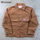 WORKERS ���������SUPER BIG CAT Railroad Jacket�ۢ�Brown Duck�䥹�ѡ��ӥå�����åȥ쥤������ɥ��㥱�å� ���å��� ���С�������  COTTON100%