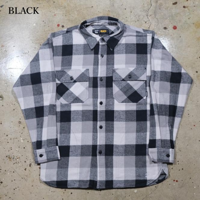 BLUCO ブルコ【155-11-048】【BUFFALO CHECK FLANNEL SHIRT