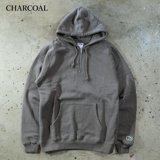 BLUCO ブルコ【155-13-028】【HEAVY PILE HALF ZIP SWEAT HOODIE