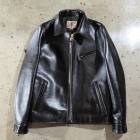 Y'2 LEATHER �磻�ġ��쥶����LSR-42�ۡ�ANILINE STEER SINGLE RIDERS�ۢ�BLACK���44XXL�䥷�󥰥�饤������ �쥶�����㥱�å� ���ƥ��ϥ��ɥ� ���� ������