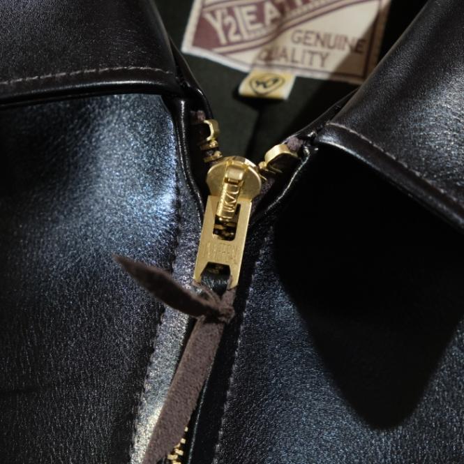 Y'2 LEATHER ワイツーレザー【LSR-42】【ANILINE STEER SINGLE RIDERS