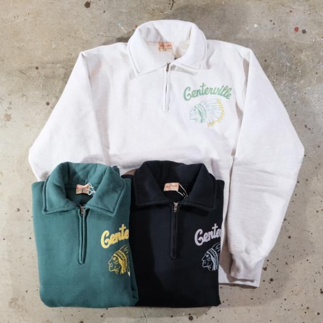 WHITESVILLE ホワイツビル【WV69618】【HALF ZIP SAWEAT SHIRT