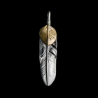 MOTOR NEW VINTAGE �⡼������FT-06L�ۡ�FEATHER PENDANT (18K GOLD ACCENT) �ۢ�MEDIUM������ե�����(��) MOTO LEATHER 