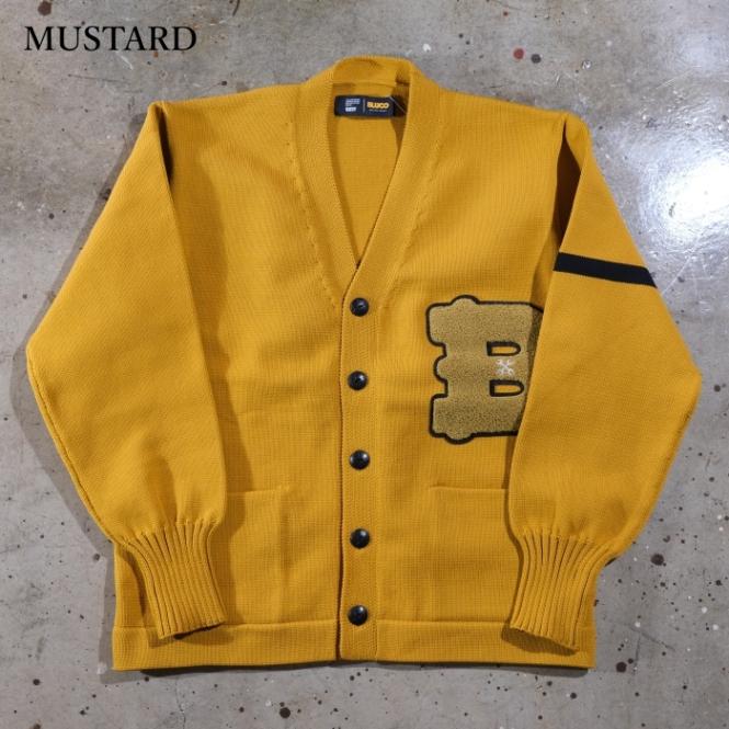ブルコ/ LETTERED CARDIGAN(MSD)L BLUCO カーディガン