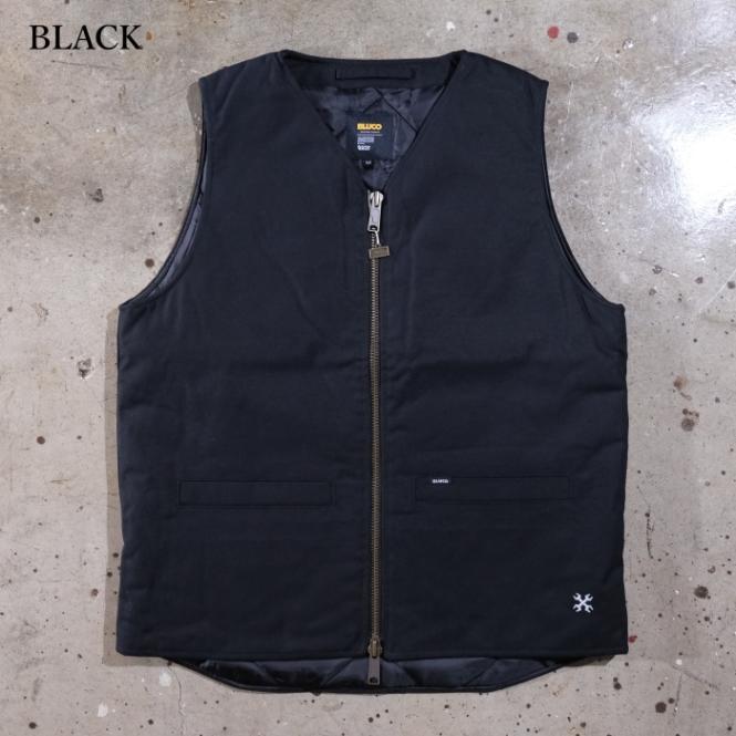 BLUCO ブルコ【155-35-012】【V NECK DUCK VEST】Vネックダックベスト