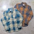 Pherrow`s �ե���������25W-720WS-C�ۥե��ͥ륷��� �����å������  COTTON100% ������