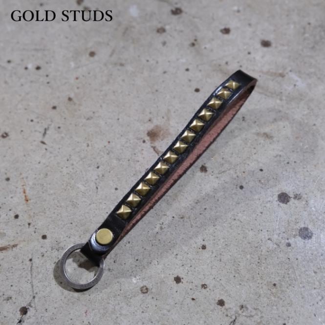 HTC エイチティーシー【Key Holder】ループキーホルダー スタッズ 牛革