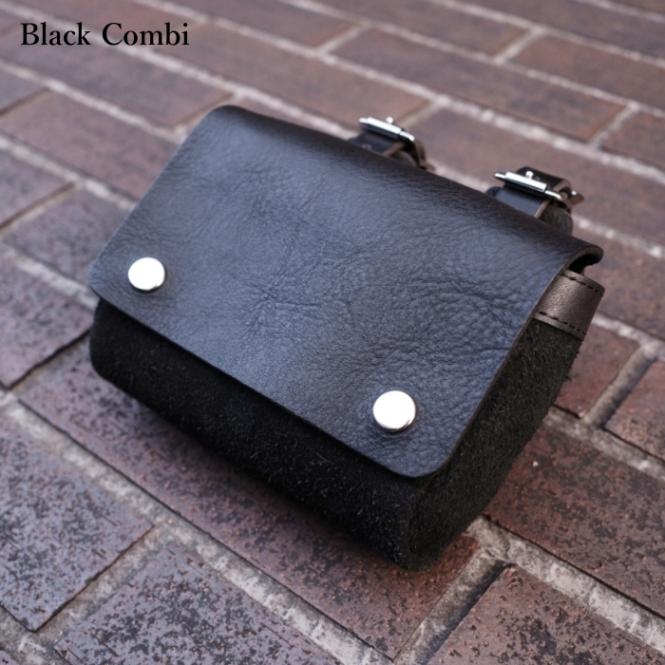 MOTIVE EQUIPPED レザーポーチ ブラック MOTIVE EQUIPPED モーティヴ イクイップド【MOTIVE MULTIPLE BAG】牛革
