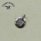 STAMP WORKS スタンプワークス【SWP-020】【Metal Pendant 卍】メタルペンダント スワスティカ ハンドメイド シルバーSILVER925