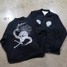 THRIFTY LOOK ����եƥ���å���TL26S001�ۡ�SNAKE & SKULL SOUVENIR BLOUSON�ۢ�Black Canvas�䥹���٥˥��֥륾�� ���㥱�å� ��������� ���͡���������