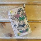 LOOSE NEEDLE Tattooing Leathers �롼���ˡ��ɥ륿�ȥ������󥰥쥶������MIDLE TRUCKER WALLET�ۥߥɥ�ȥ�å�������å� ���� ���ɥ�쥶��