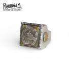 RAOING �������󥰡�Horse Mexican Ring�ۥۡ����ᥭ�������� ���� �ϥ�ɥᥤ�� ����С� �֥饹 SILVER925 BRASS