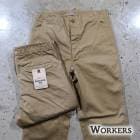 WORKERS ���������Officer Trousers Regular Type2�ۢ�USMC Khaki�䥪�ե������ȥ饦������ �쥮��顼 ���Υѥ� COTTON100�� ������ 2026SS