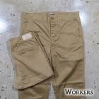 WORKERS ���������Officer Trousers Slim Type2�ۢ�USMC Khaki�䥪�ե������ȥ饦������ ����� ���Υѥ� COTTON100�� ������ 2026SS