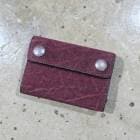 FUNNY �ե��ˡ���DOUBLE DOTS BILLFOLD�ۢ㥨��ե���Ȣ��BORDEAUX�� ���֥�ɥåȥӥ�ե����� ��������󥰥���С� �ݳ� ����쥶�� MADE IN JAPAN