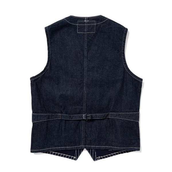 SUGAR CANE シュガーケーン【SC12654】【9oz. WABASH STRIPE WORK VEST 