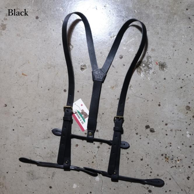TCB jeans ティーシービージーンズ【TCB Leather Suspenders】レザー