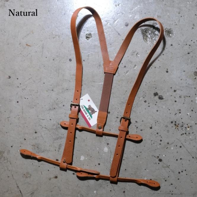 TCB jeans ティーシービージーンズ【TCB Leather Suspenders】レザー