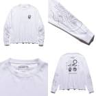 ROARK ロアーク【RLTJ1200】【"NEVER FAILS" L/S TEE L/S TEE】プリントロンT 抗菌&防臭 コットン100%
