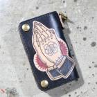 LOOSE NEEDLE Tattooing Leathers �롼���ˡ��ɥ륿�ȥ������󥰥쥶������MIDLE TRUCKER WALLET�ۥߥɥ�ȥ�å�������å� ���� ���ɥ�쥶��
