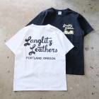 Langlitz Leathers ��󥰥�å� �쥶������S/S Tee�ۢ�TYPE A-Big Logo�� ȾµT����� COTTON100�� ������ MADE IN JAPAN