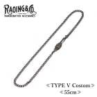 RAOING �������󥰡�Silver925 Chain TYPE V Custom�ۢ�55cm�� �ͥå��쥹�������� ��ʿ�������� SILVER900/925 ��ù�