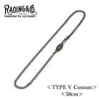 RAOING �������󥰡�Silver925 Chain TYPE V Custom�ۢ�50cm�� �ͥå��쥹�������� ��ʿ�������� SILVER900/925 ��ù�