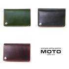 MOTO LEATHER ��ȥ쥶����W2D�ۡ�HAND-DYED MIDDLE WALLET�ۼ�����ߥɥ륦����å� ���� �����ꥢ�󥫥��쥶�� ����С��������