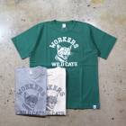 WORKERS ���������WILD CAT T��ȾµT�����  �Х�������ͥå� ����å��ץ��� COTTON100��