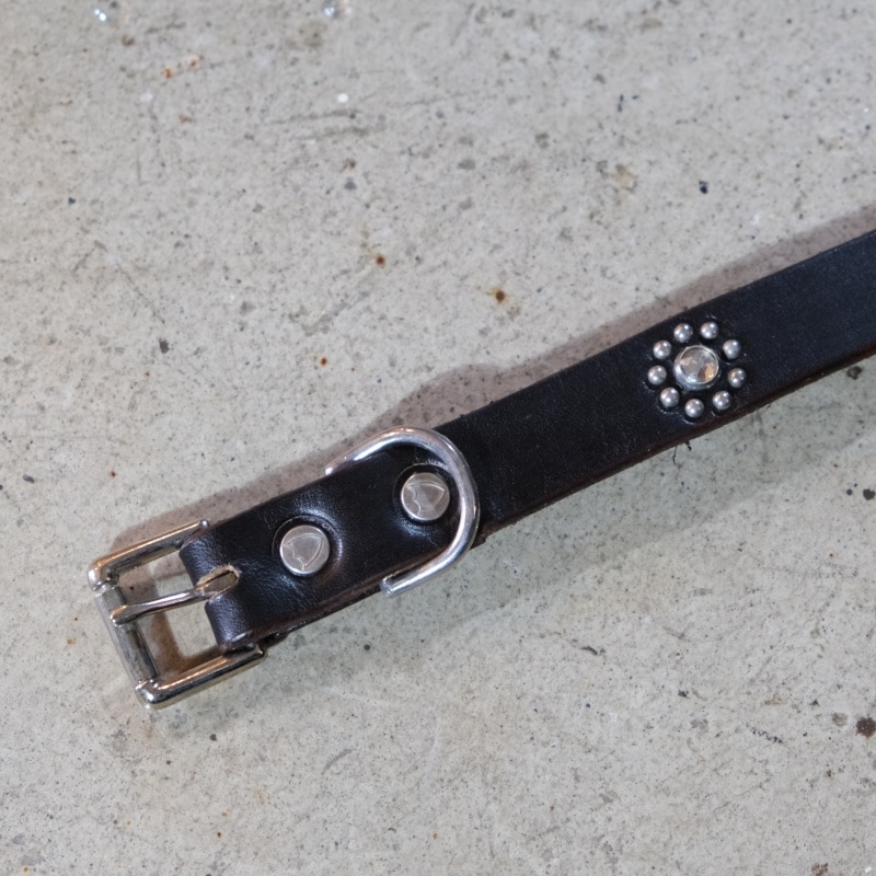 HTC エイチティーシー【STUDS BELT Flower Stone 0.75】スタッズベルト