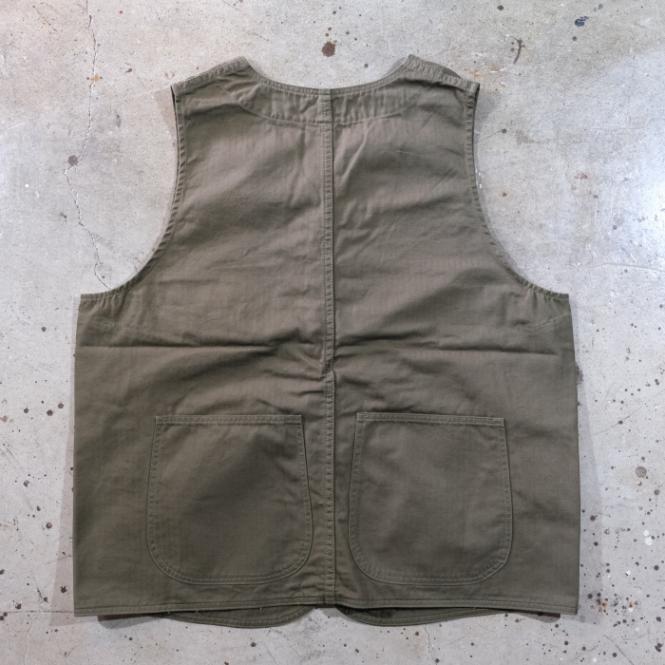 TCB jeans ティーシービージーンズ【Huntsman Vest】≪Neppy Green