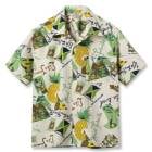 STAR OF HOLLYWOOD ���������֥ϥꥦ�åɡ�SH39719�ۡ�DOBBY COTTON OPEN SHIRT ��JAMAICA�ɡۥ��åȥ󥪡��ץ󥫥顼����� ����ޥ��� ���� Ⱦµ