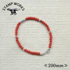 STAMP WORKS ������ץ������SWB-009200�ۡ�Glass Beads Bracelet�ۢ�200mm�䥬�饹�ӡ����֥쥹��å� ����ƥ������ӡ��� SILVER925 �ϥ�ɥᥤ��