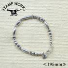 STAMP WORKS ������ץ������SWB-008195�ۡ�Beads Bracelet ALL SILVER�ۢ�195������ӡ����֥쥹��å� ���������꡼ SILVER925 �ϥ�ɥᥤ��