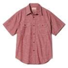 SUGAR CANE ���奬�������� ��SC39703�ۡ�RED CHAMBRAY WORK SHIRT (SHORT SLEEVE) ��Ⱦµ�������� �����֥졼���� ���ܿ˴���˥������ ������ COTTON100%