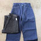 TCB jeans �ƥ��������ӡ������󥺡�Catface Trousers 10.2oz�ۥ���åȥե������ȥ饦������ �ߥ꥿�꡼ �ǥ˥� ���åȥ�100%