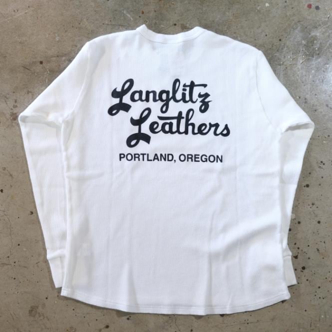 Langlitz Leathers ラングリッツレザーズ【Waffle Long Sleeve T-shirt
