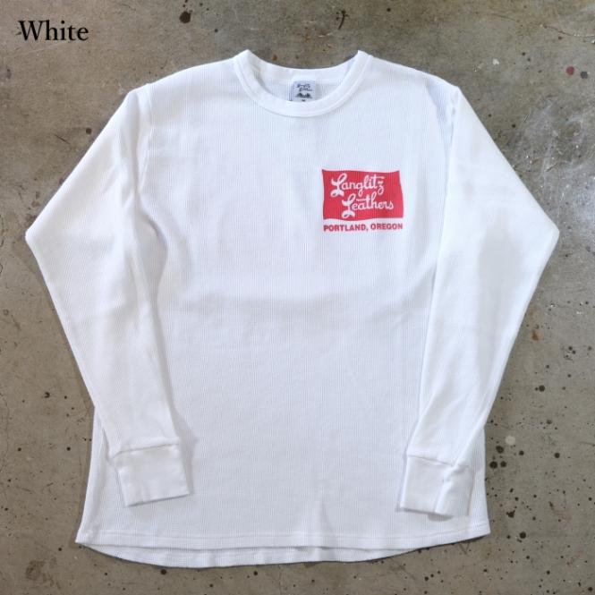 Langlitz Leathers ラングリッツレザーズ【Waffle Long Sleeve T-shirt