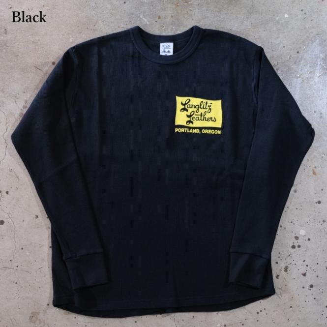 Langlitz Leathers ラングリッツレザーズ【Waffle Long Sleeve T-shirt