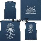ROARK �������� ��RTJDR1223�ۡ�"AUGS" DriRelease CUTOFF TEE�� �Ρ����꡼�� �ץ���T ®�� POLYESTER