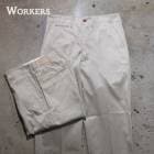 WORKERS ���������Officer Trousers Vintage Fit�ۢ�Khaki No1�䥪�ե������ȥ饦������ �ӥ�ơ����ե��å� ���Υѥ� COTTON100�� ������