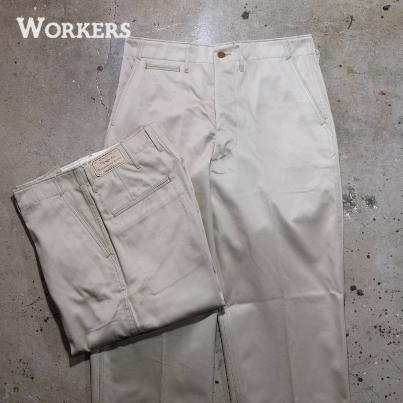 WORKERS ワーカーズ【Officer Trousers Vintage Fit】≪Khaki No1