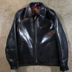 Y'2 LEATHER ワイツーレザー【HVR-42】【HV HORSE SINGLE RIDERS≪BLACK≫】≪44XXL≫シングルライダース レザージャケット ホースハイド 馬革 日本製