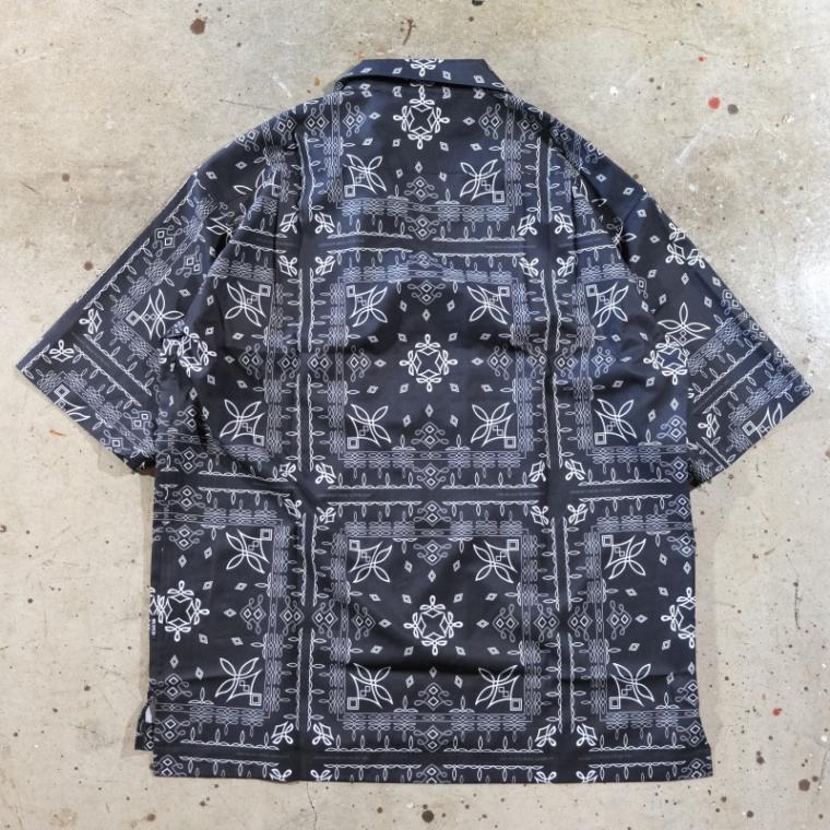 BLUCO ブルコ【163-21-018】【オープンカラーシャツ -Bandana-】半袖