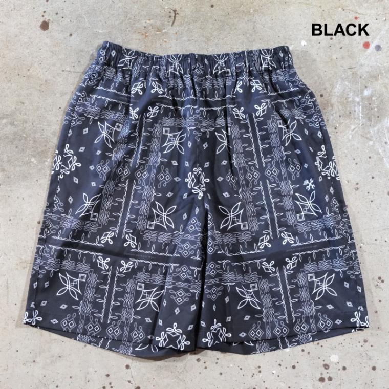 BLUCO ブルコ【163-45-011】【イージーショーツ -Bandana-】ハーフ