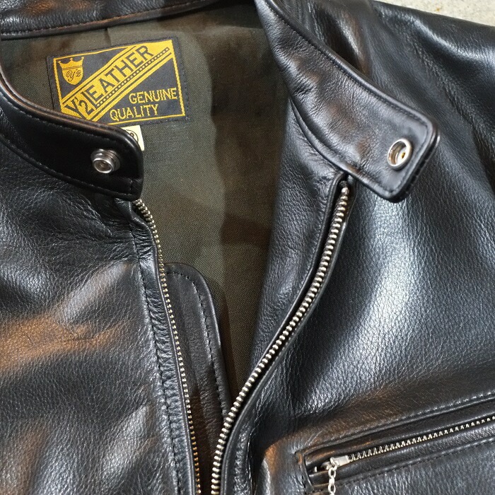 Y'2 LEATHER ワイツーレザー【SR-41】【STEER OIL SINGLE BREASTED