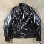 Y'2 LEATHER ワイツーレザー【PR-58】【VINTAGE HORSE LIGHT DOUBLE BREASTED MORTORCYCLE JACKET】ビンテージホースライトダブルライダース 馬革 日本製